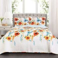 Lush Decor Percy Bloom Quilts Multicolour (233.68x223.52cm)