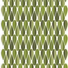 Arvidssons Textil Blader Tessuto Verde (150x64cm)