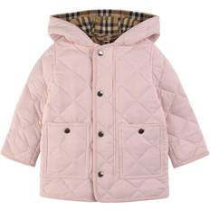 3-6M Shell Outerwear Burberry Kid's Quilted Jacket - Alabaster Pink (P00694885)