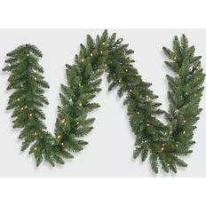 White Garlands Vickerman Camdon Fir Pre Lit Garland