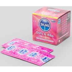 Skins Dots & Ribs Kondomer 16 st Klar