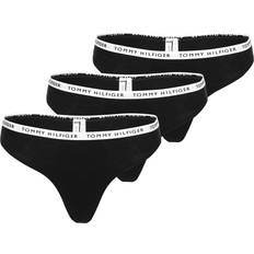 Slips Tommy Hilfiger String 3-er Pack - Schwarz