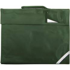 Junior Messenger Bags Quadra Junior Book Bag 5 Litres (Pack of 2) (One Size) (Bottle Green)