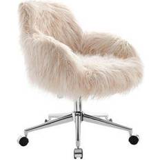 Metal - White Office Chairs Linon Fiona Office Chair 88.9cm