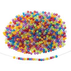 Pony beads Pony Beads glitterperler, 1800 styk