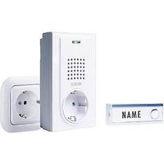 Electrical Accessories M-E m-e modern-electronics FG-2.2 Wireless door bell Complete set incl. nameplate