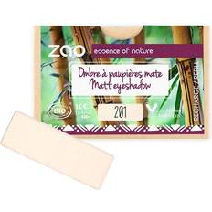 ZAO Øjne Eyeshadow & Primer Refill Rectangular Eyeshadow Matt No. 201 Matt Ivory 1,30 g