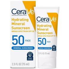 Skincare CeraVe Hydrating Mineral Sunscreen Face Lotion SPF50 2.5fl oz