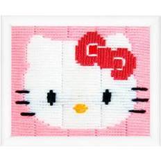 Broderikits Handarbetskits Hello Kitty Broderikit Långstygn