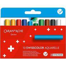 Neocolor 2 Caran d’Ache Farvekridt Neocolor II Akvarel Junior, ass. farver, 10 ass