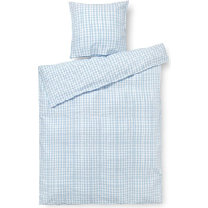 Juna Bæk & Bølge Duvet Cover White, Blue (200x140cm)