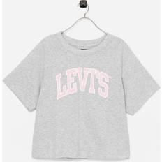 Levi's T-shirts Levi's Light Heather Ss Raglan High Rise Tee