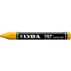 Jaune Crayons LYRA oliekridt med papir pk/12 stk