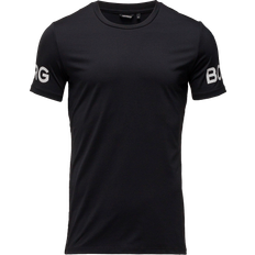 Fitness & Gymträning Överdelar Björn Borg Borg Light T- shirt - Black Beauty