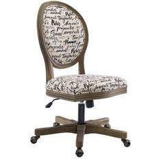 Beige Office Chairs Linon Erin Office Chair 39.8"