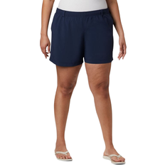 Columbia Women's PFG Backcast Water Shorts Plus Size - Collegiate Navy