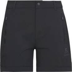 Poliamida Shorts Odlo Pantalón Corto Conversion Negro Mujer - Black