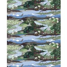 Arvidssons Textil Fjällvandring Metervara Multifärgad, Blå