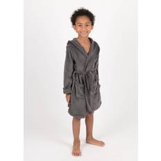 Girls - Green Bath Robes Leveret Kids Fleece Sleep Hooded Robe 3