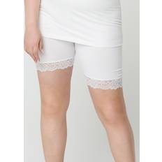 Zizzi Housut & Shortsit Zizzi Shortsit Lace Cycling Shorts - Musta