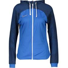 Dam - Fotboll - Gråa Jackor NIKE Sweatshirt med hætte Dri-FIT Strike Hooded Track Jacket Women's dh9153-011 Størrelse