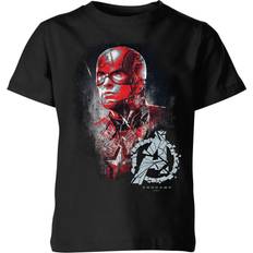 Marvel Kinderbekleidung Marvel Avengers Endgame Captain America T-Shirt - Schwarz