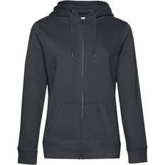 B&C Collection Queen Zipped Hoodie - Asphalt