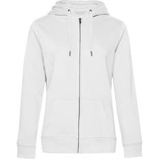 B&C Collection Queen Zipped Hoodie - White