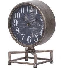 Iron Table Clocks A&B Home Metro Table Clock 7.9"