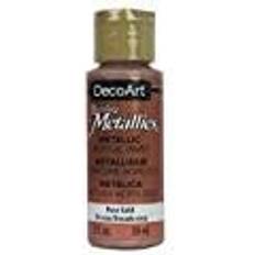 Gold Acrylic Paints Deco Art Rose Gold Dazzling Metallics Acrylic Paint 2oz