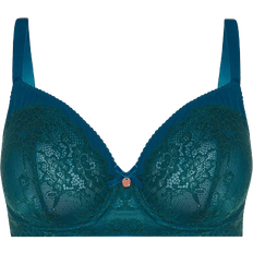 Oola Tonal Lace Underwired Bra - Emerald/Teal