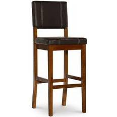 Beige Chairs Linon Milano Bar Stool 45"