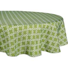 Green Tablecloths Design Imports Lattice Tablecloth Green