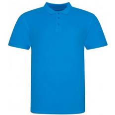 AWDis Pique Short Sleeve Polo Shirt - Azure