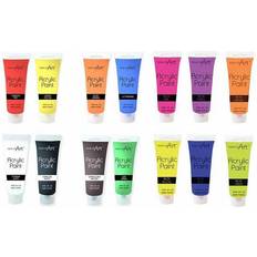 The Home Fusion Company 120ml Acrylic Paint Tubes Lots Of Colours/Neon Purple