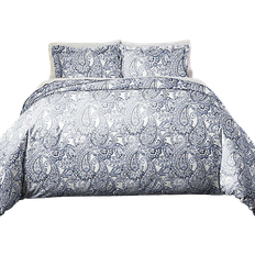 Pointehaven Boho Duvet Cover Blue (228.6x223.52cm)