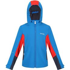 Regatta Kid's Acidity V Softshell Jacket - Imperial Blue Fiery Red (RKL109-IFF)