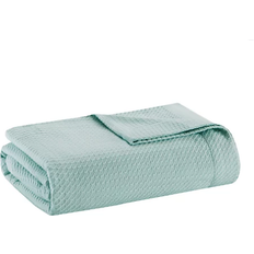 Madison Park Egyptian Blankets Green (274.32x228.6cm)
