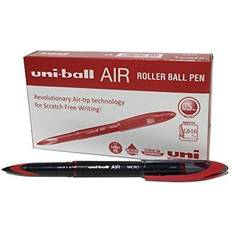 uni-ball Rollerball Pen Air Fine Red Pack 12