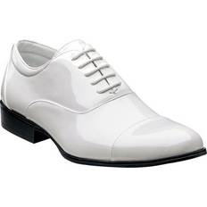 Men - White Oxford Stacy Adams Gala - White Patent