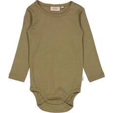 Wheat Bodysuit LS Rib - Dry Pine