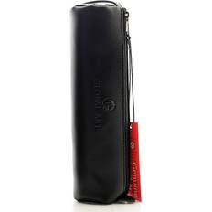 Black Pencil Case Classic Leather Pencil Cases black