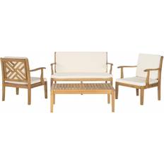 Gray Outdoor Lounge Sets Safavieh Bradbury Outdoor Lounge Set