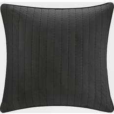 Ink+ivy Camila Quilted European Pillow Case Black (66.04x66.04cm)