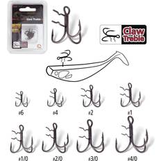 Quantum Vinterfiske Quantum Claw Matt Finish Treble Hooks #4/0