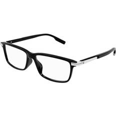 Montblanc MB 0217O 001, including lenses, RECTANGLE Glasses, MALE