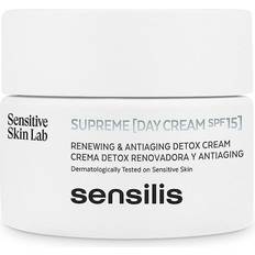 Kasvovoiteet Sensilis Supreme crema de día SPF15 detox renovadora y antiaging 50ml