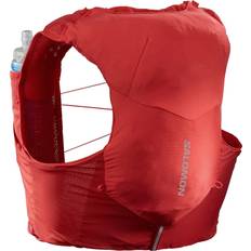 Dame - Røde Løpesekker Salomon Adv Skin 5 With Flasks Hydration Vest Red L