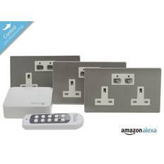 MiHome Smart Steel Socket Bundle