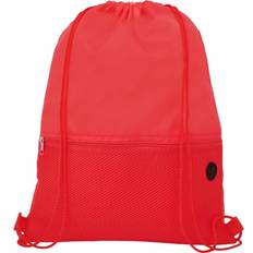 Bullet Oriole Mesh Drawstring Bag (One Size) (Red)